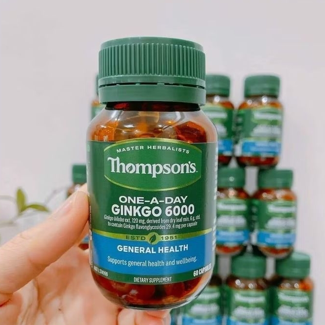 Bổ não tăng cường trí nhớ Thompson Ginkgo Biloba 6000mg (BR)