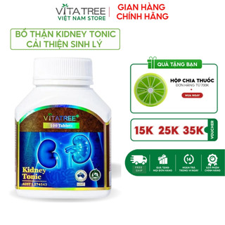  Bổ thận Vitatree Kidney Tonic của Úc giúp bổ thận tráng dương cải thiện chức năng thận hộp 100 viên 