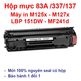 Hộp mực 337 - Hộp mực Canon mf241d (VAT) dùng cho máy in Canon 212w, 249dw, 151dw -Cartridge 337-83A