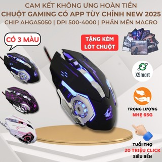  Chuột game thủ V5 cực bền thiết kế độc lạ có LED nhiều màu Và Lót Chuột Game 