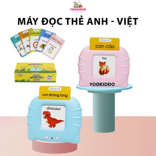   4 CHẾ ĐỘ  Máy Đọc Thẻ Song Ngữ Anh - Việt 4 Chế Độ Có Nhạc Máy Đọc Thẻ Flashcard Giúp Bé Phát Triển Khả Năng Ngôn Ngữ 