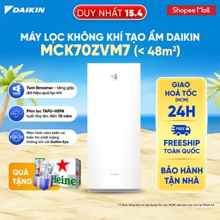 Máy lọc không khí Daikin tạo ẩm cao cấp MCK70ZVM7