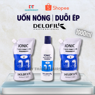 Thuốc Uốn Nóng, Duỗi Ép Đa Năng DELOFIL Chính Hãng 1000ml – Uốn Tóc Căng Sóng, Duỗi Thẳng Bóng Mượt.