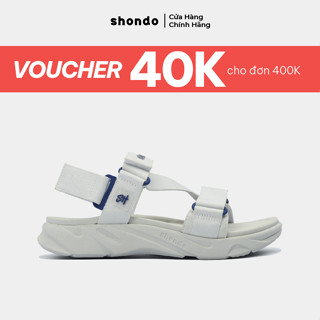 Giày Sandal Nam Nữ Shondo F8 Ver.2 Thời Trang Êm Ái Màu Xám Rêu F8M2323