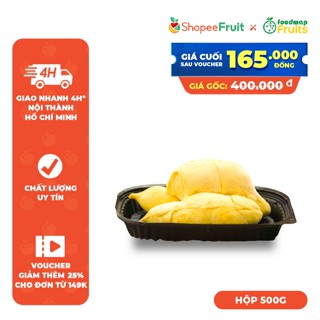[Hỏa tốc HCM] Sầu Riêng Tươi Ri6, Thái, Musang King (Tách múi sẵn) - FoodMap Fruits