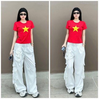 Bộ Sưu Tập Áo Cờ Đỏ Sao Vàng Và Khăn Quàng Cổ Động Đa Dạng Kiểu Dáng
