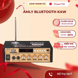  Ampli Mini Loa Amly Bluetooth KAW  300W Cao Cấp Loại Tốt Amply Hát Karaoke Gia Đình Xe Ô Tô 