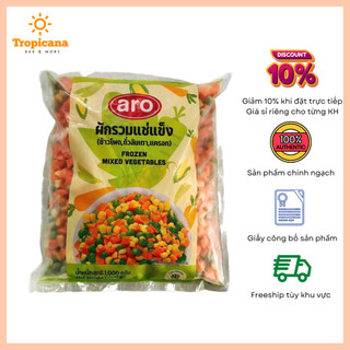 Hỗn Hợp Rau Củ Đông Lạnh Aro - Gói 1kg (Bao bì mới)