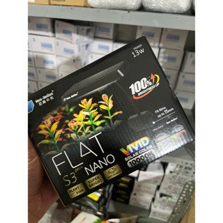 Đèn Led Kẹp Flat S3 Nano RGB Plus - S3 Nano RGB PRO Neo Helios Đỏ Cá Không Đỏ Nước Cho Bể Cá Cảnh, bể cá mini