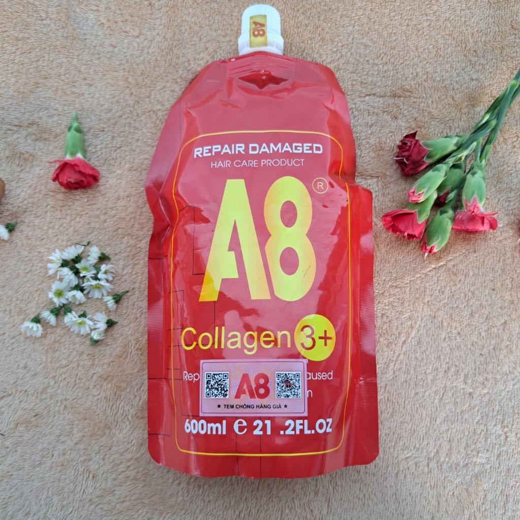 Hấp dầu phục hồi tóc collagen A8