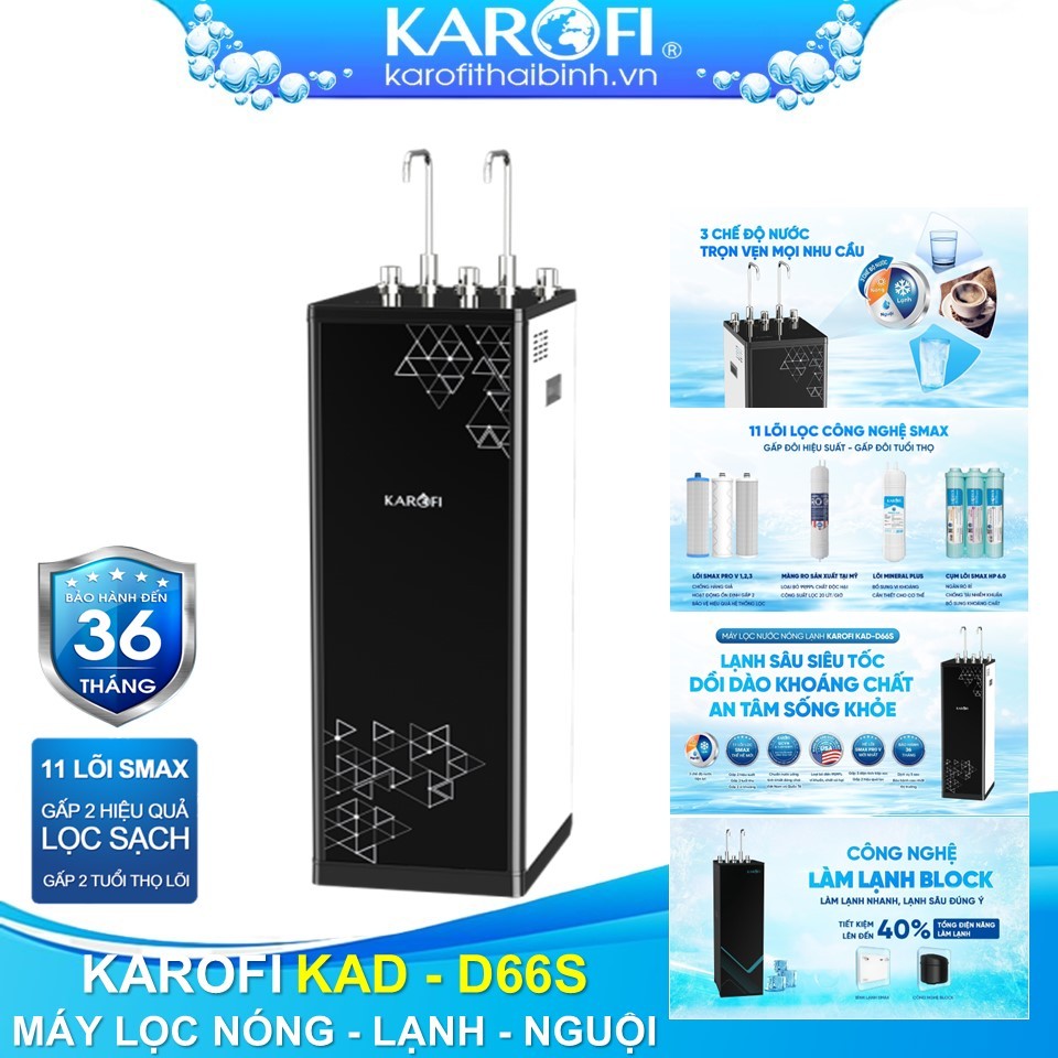Máy lọc nước Karofi KAD-D66s