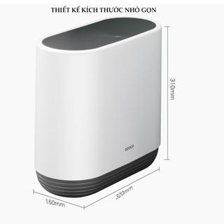 Thùng đựng rác 10L nhà tắm phòng ngủ ECOCO E1906 cao cấp