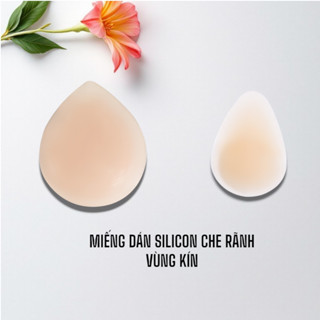 Miếng Dán Silicon Che Rãnh Vùng Kín Cao Cấp Chống Lộ Hàng Khi Mặc Đồ Bơi, Bikini, Legging, Gym