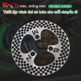 Đĩa xe điện,đĩa phanh xe điện 220mm nhiều lỗ kèm (đĩa MNC)