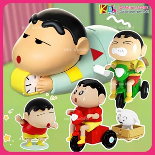  Shin Đồ chơi cậu bé bút chì nằm bò đạp xe kéo thú bựa vui vẻ xả stress chạy dây cót giá rẻ 