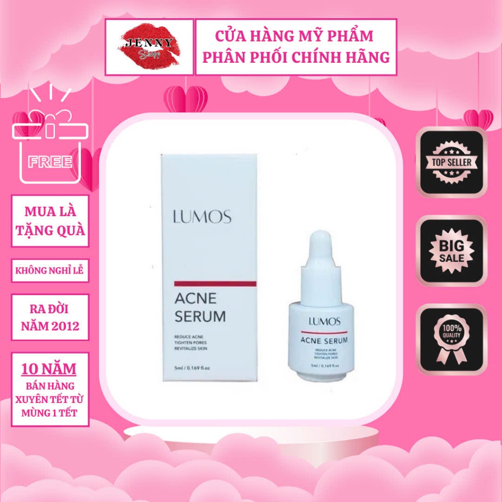 Tinh Chất Giảm Mụn Lumos Acne Serum Bản Mới