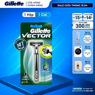 Dao Cạo Râu Gillette Vector - 1 Cán 1 Lưỡi dao cạo