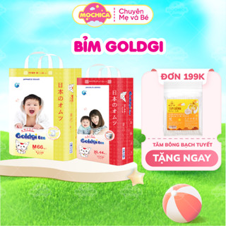 Tã bỉm Goldgi Eco mới 2023 Nhật Bản đủ size NB86/S76/M66/L56/M54/L48/XL44/XXL32 _Mochica