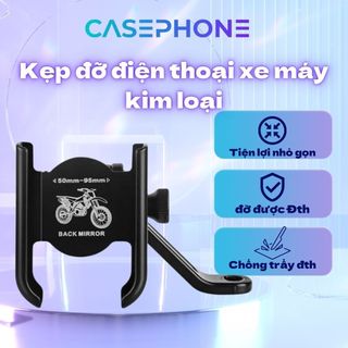  Giá đỡ điện thoại xe máy kim loại cao cấp xoay 360 độ lắp gương trái phải phù hợp tất cả cá xe máy– CarePhones 