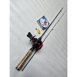  Bộ cần câu cá lure UL rainbom 1m5 1m68 1m8 1m98 máy đứng ac2000 và máy ngang tặng kèm phụ kiện Đi Câu Fishing 