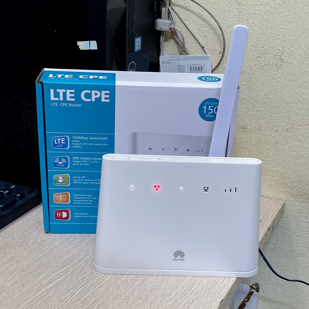 Bộ Phát Wifi Huawei B311-221 Tốc Độ 4G 150Mbps Hỗ Trợ 32 Users Cùng 1 Lúc