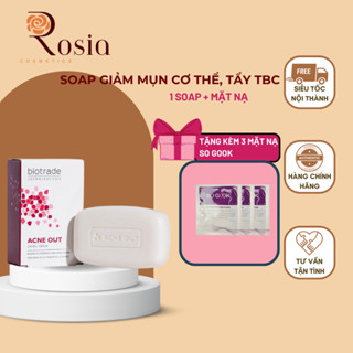Biotrade Acnaut Soap Xà Phòng Làm Hiảm Mụn Lưng, Viêm Nang Lông - Rosia Cosmetics