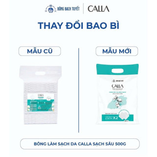 Bông làm sạch da Calla Sạch Sâu 500gr.