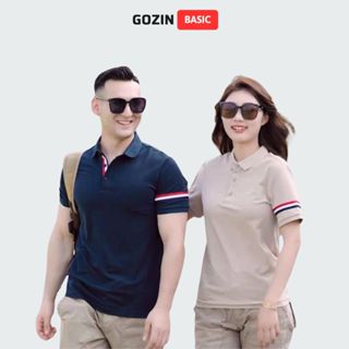 Áo Polo Nam GOZIN BASIC chất thoáng khí thoải mái vải cotton trơn [Tặng Kèm Hộp Quà] -JA05