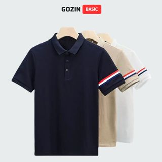Áo polo nam GOZIN BASIC vải cá sấu cotton interlock xuất xịn, nam tính, thanh lịch, sang trọng -JA05