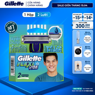 Lưỡi Dao Cạo GILLETTE Flexi Vibe - Hộp 2 Lưỡi