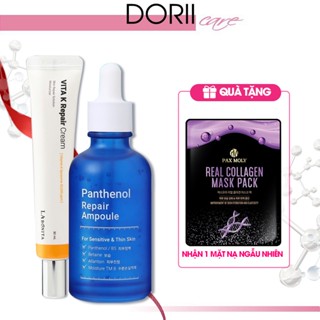 Combo Phục Hồi Da Labonita :Tinh chất dưỡng La Bonita Panthenol Repair Ampoule 50ml + Kem Dưỡng Vita K Repair 30ml + Pax