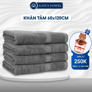 Khăn Tắm Lotus cỡ 60x120cm , 100% COTTON Cao Cấp Mềm Mịn,Chuyên Dụng Khách Sạn, Spa, Resort