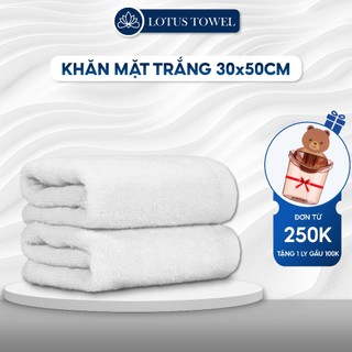 khăn mặt Lotus cho Khách sạn 30x50cm,100% COTTON Cao Cấp Mềm Mịn,Chuyên Dụng Khách Sạn, Spa, Resort