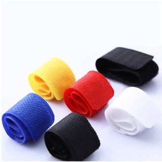 Bộ 3 dây thu gọn dây điện (màu đỏ)