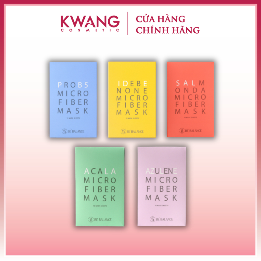 Mặt Nạ Be Balance Vải Vi Sợi Microfiber Dưỡng Ẩm Phục Hồi Da Hỗ Trợ Dưỡng Sáng Hàn Quốc