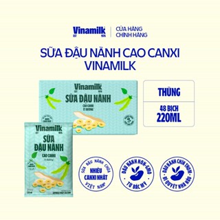 Bộ 2 thùng (96 bịch) sữa đậu nành Vinamilk cao canxi 220ml