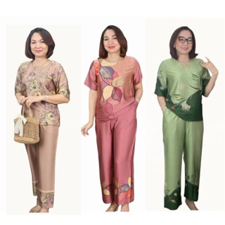 [SIZE ĐẠI] Đồ bộ nữ trung niên cho mẹ cho bà lụa Latin cao cấp