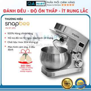  Máy trộn bột máy nhào bột Snapbee Queen SM5 4 đầu đánh tiện lơi công suất lớn - Dung tích 5L bảo hành 24 tháng 