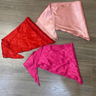  Khăn turban khăn mỏ quạ chất lụa gấm mềm mịn mướt cho bé mặc áo bà ba áo dài phụ kiện thời trang bé gái - BIATON KIDS 