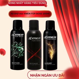 Xịt khử mùi Xmen For Boss hương nước hoa 150ml