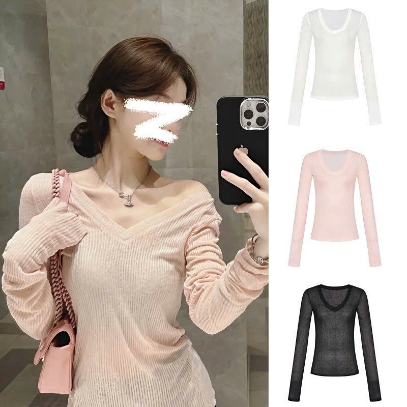 Áo LEN GIẤY DÀI TAY MỎNG hàng Quảng Châu chất len tăm giấy xinh Order MOSES QUEEN