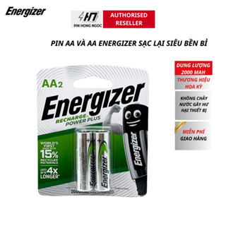 Vỉ 2 viên Pin Sạc AA / AAA Energizer Hàng Chính Hãng
