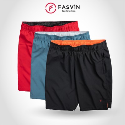 Quần Đùi Nam FASVIN Vải Gió Đẹp Hàng Nhà Máy Chất Lượng Cao Thể Thao Hay Mặc Nhà Q22553.HN