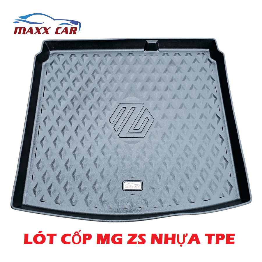 MG ZS: Riêng lót cốp MAXXCAR nhựa TPE NGUYÊN SINH đúc 5D cho xe MG ZS 2020+