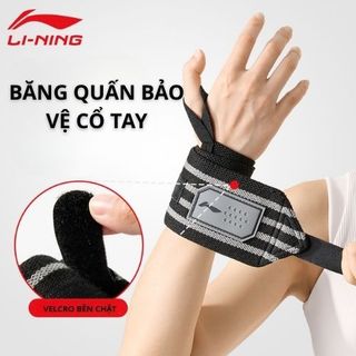  Băng quấn hỗ trợ bảo vệ cổ tay Shiwei Li-Ning  giúp giảm đau nhức khớp xương,vải mềm thoáng khí thấm mồ hôi tốt LDES275 