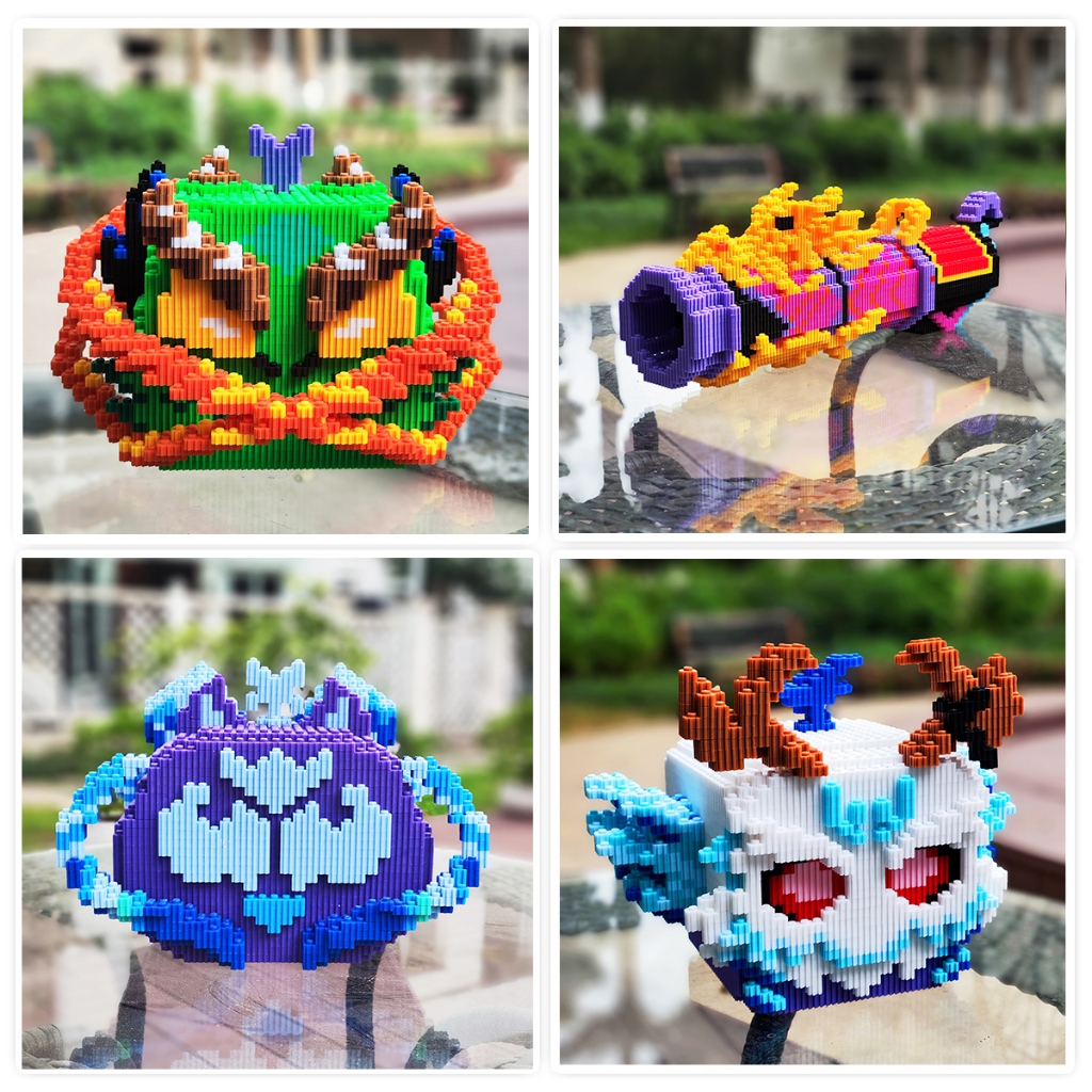 🔥Blox Fruits🔥 Mô Hình lắp ráp Trái Ác Quỷ Blox Fruits Siêu Đẹp