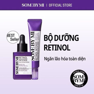  Combo dưỡng SOME BY MI- Bộ Tinh chất Serum dưỡng da mặt Kem dưỡng mắt Retinol 0.1% Cải Thiện Làn Da 