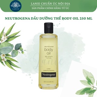 [7/2027] Dầu dưỡng thể Neutrogena Body Oil Light 250ml chính hãng nhập khẩu Úc