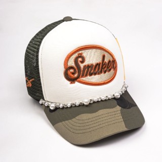 [SMAKER] Nón lưỡi trai cap thời trang Unisex nam nữ, Local Brand chính hãng-$MAKER PEARL TRUCK HAT IN CAMO