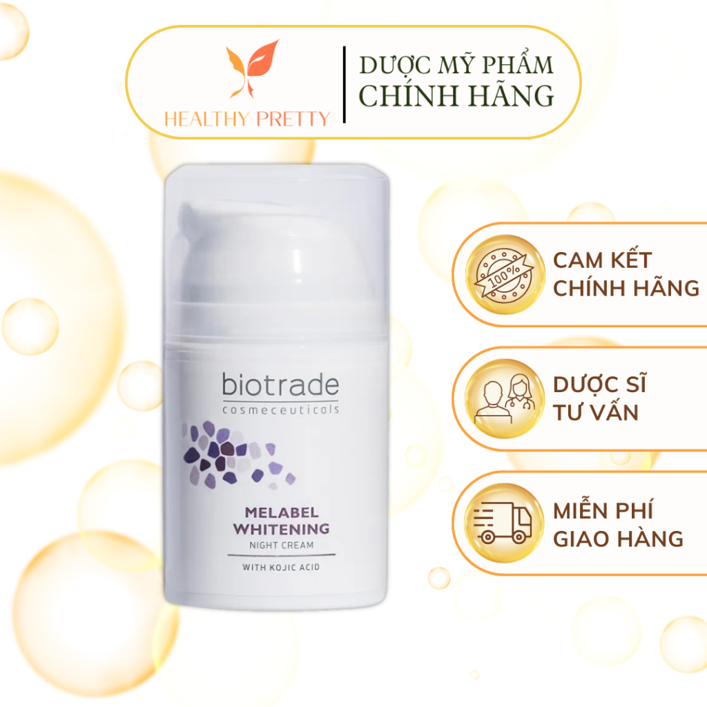 [BIOTRADE] Kem Dưỡng Trắng Da Ban Đêm - Biotrade Melabel Whitening Night Cream 50ml
